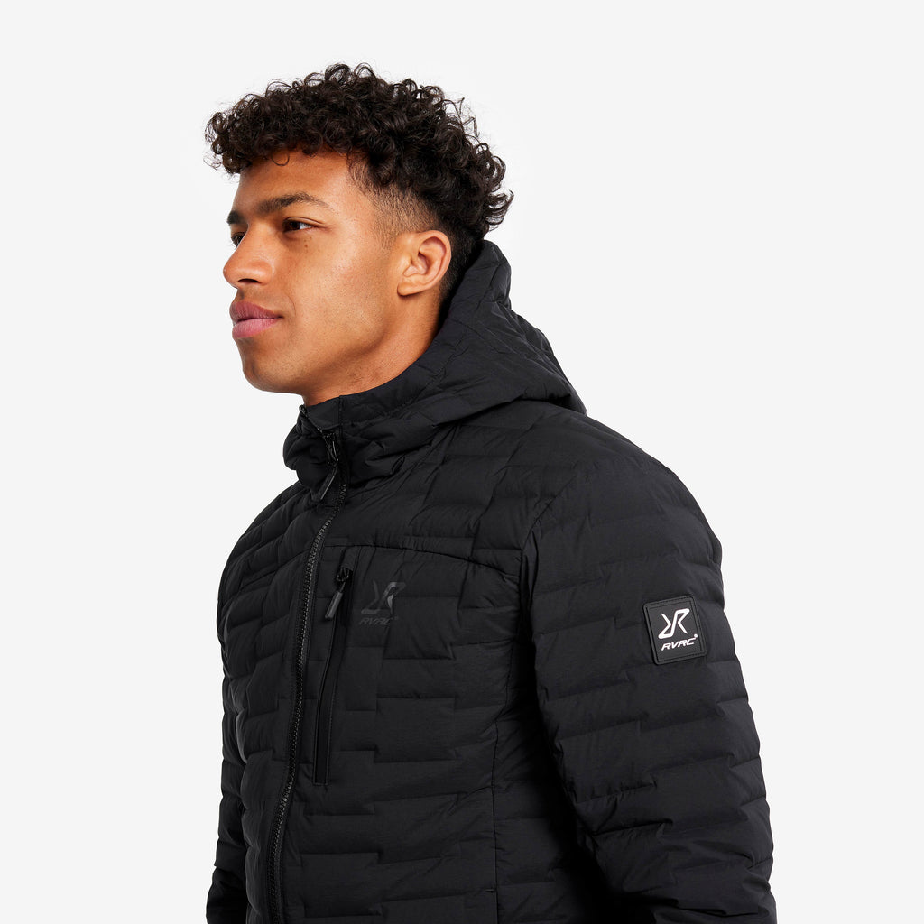 Flex Stretch Hooded Down Jacket Men