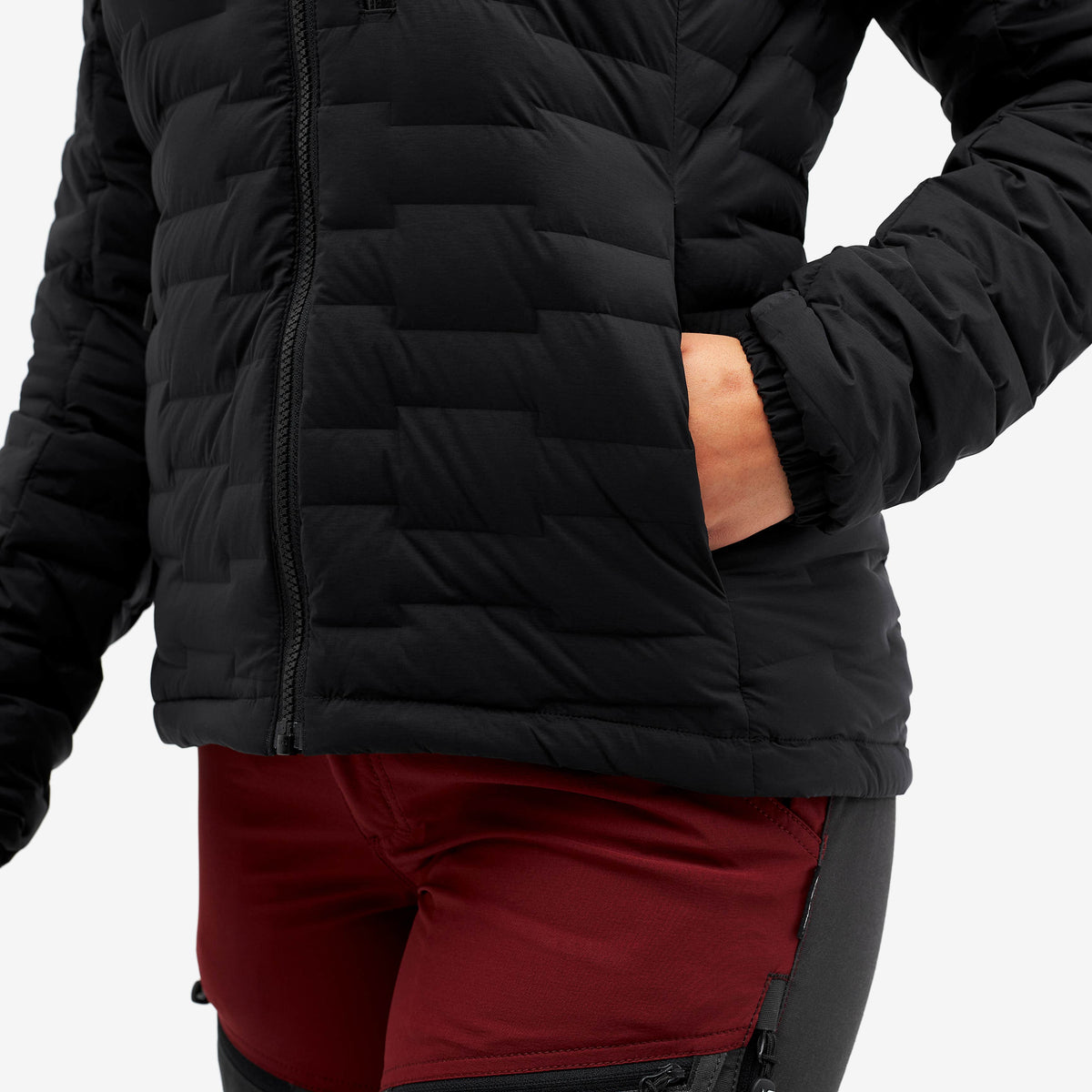 Flex Stretch Hooded Down Jacket Women