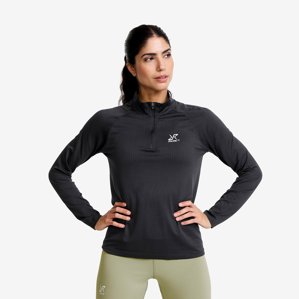 Focus Half-zip Seamless Top Women